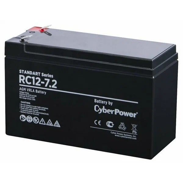 Аккумулятор для ИБП CyberPower RC 12-7.2 12 В 7.2 Ач